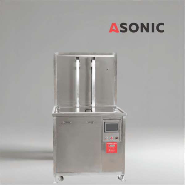 ASONIC IND-2000 Sistem de curățare cu ultrasunete pneumatic pentru utilizare în industria auto, aerospațială și industrială.