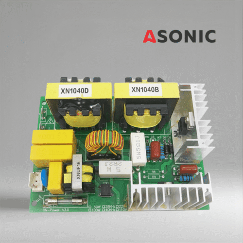 ASONIC PROmodel PCB 120W 40kHz, placă de circuit de înaltă performanță pentru aparate de curățat cu ultrasunete, care oferă o putere stabilă și fiabilitate.