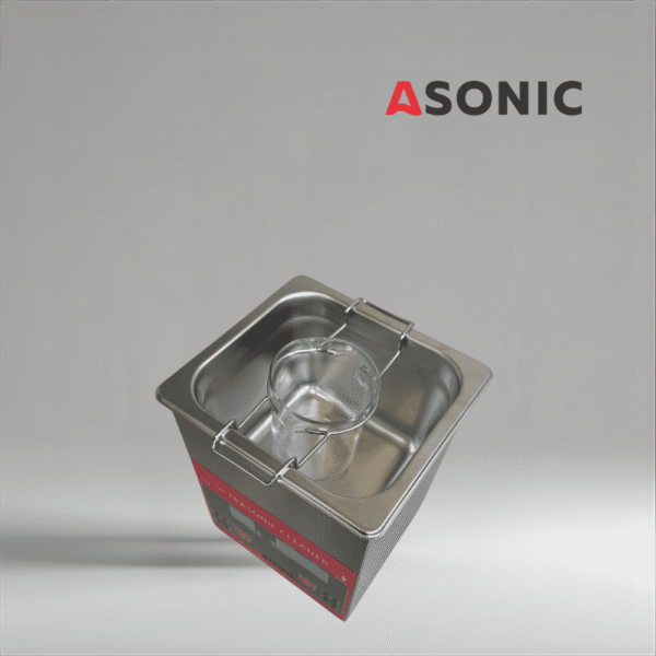 ASONIC BEAKER-PRO-20-2 Pahar de curățare cu ultrasunete ASONIC BEAKER-PRO cu design durabil din sticlă