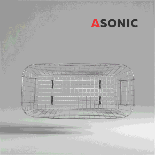 Coș din oțel inoxidabil ASONIC PRO-30 BASKET-3 pentru aparatul de curățat cu ultrasunete PRO-30
