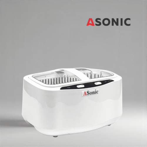 Aparat de curățare cu ultrasunete ASONIC HOME-2500, aparat de mare capacitate pentru bijuterii, unelte, ochelari și accesorii de uz casnic.