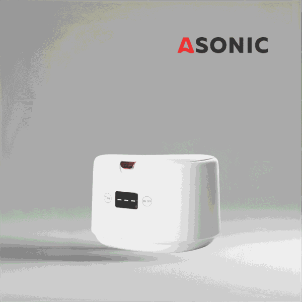 Baie cu ultrasunete ASONIC HOME-dent concepută pentru îngrijirea zilnică a dinților, bijuteriilor și accesoriilor de uz casnic.