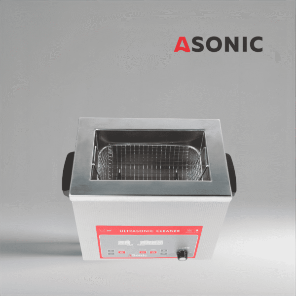 Aparat de curățare cu ultrasunete ASONIC IND-40, conceput pentru profesioniști care au nevoie de curățare de precizie fiabilă.