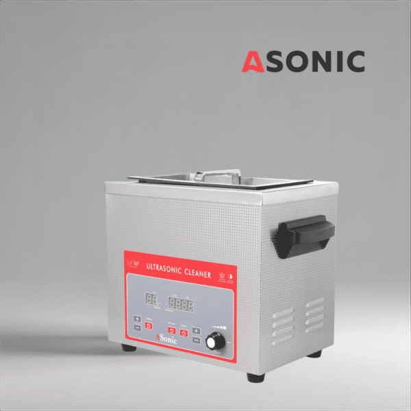 Baie cu ultrasunete industrială ASONIC IND-40, rezervor durabil din oțel inoxidabil pentru laboratoare, ateliere și clinici.