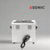 Aparat de curățare cu ultrasunete ASONIC IND-40, unitate profesională compactă pentru curățarea precisă a uneltelor, instrumentelor și pieselor mici.