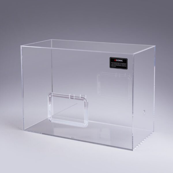 Cutie silențioasă ASONIC pentru aparatul de curățare cu ultrasunete de 7 litri, disponibilă separat sau împreună cu aparatul.