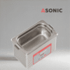 Baie cu ultrasunete ASONIC PRO-08 40 kHz, unitate portabilă concepută pentru utilizare amatorică și sarcini mici de curățare.