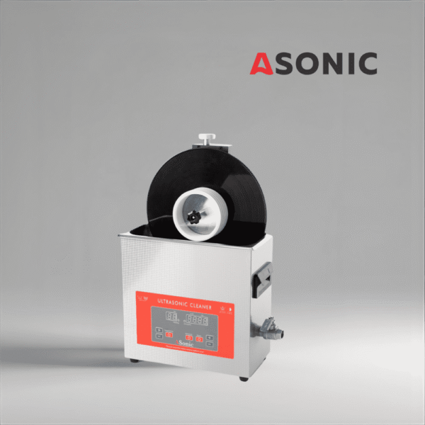 ASONIC Vinyl Cleaner-05, lichid de curățare a discurilor, restabilește calitatea sunetului și îndepărtează murdăria de pe 5 discuri LP în aparate cu ultrasunete.