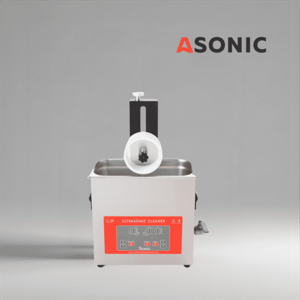 Soluția ASONIC Vinyl Cleaner-05 asigură curățarea profundă a canelurilor și protecția a până la 5 discuri de vinil.