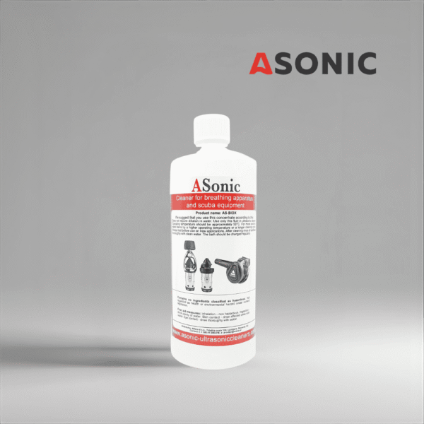 ASONIC AS-BIOX-1 detergent biodegradabil cu ultrasunete, soluție ecologică de 1 l pentru curățarea sigură și eficientă.